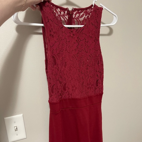 Express Red Dress - Picture 5 of 6